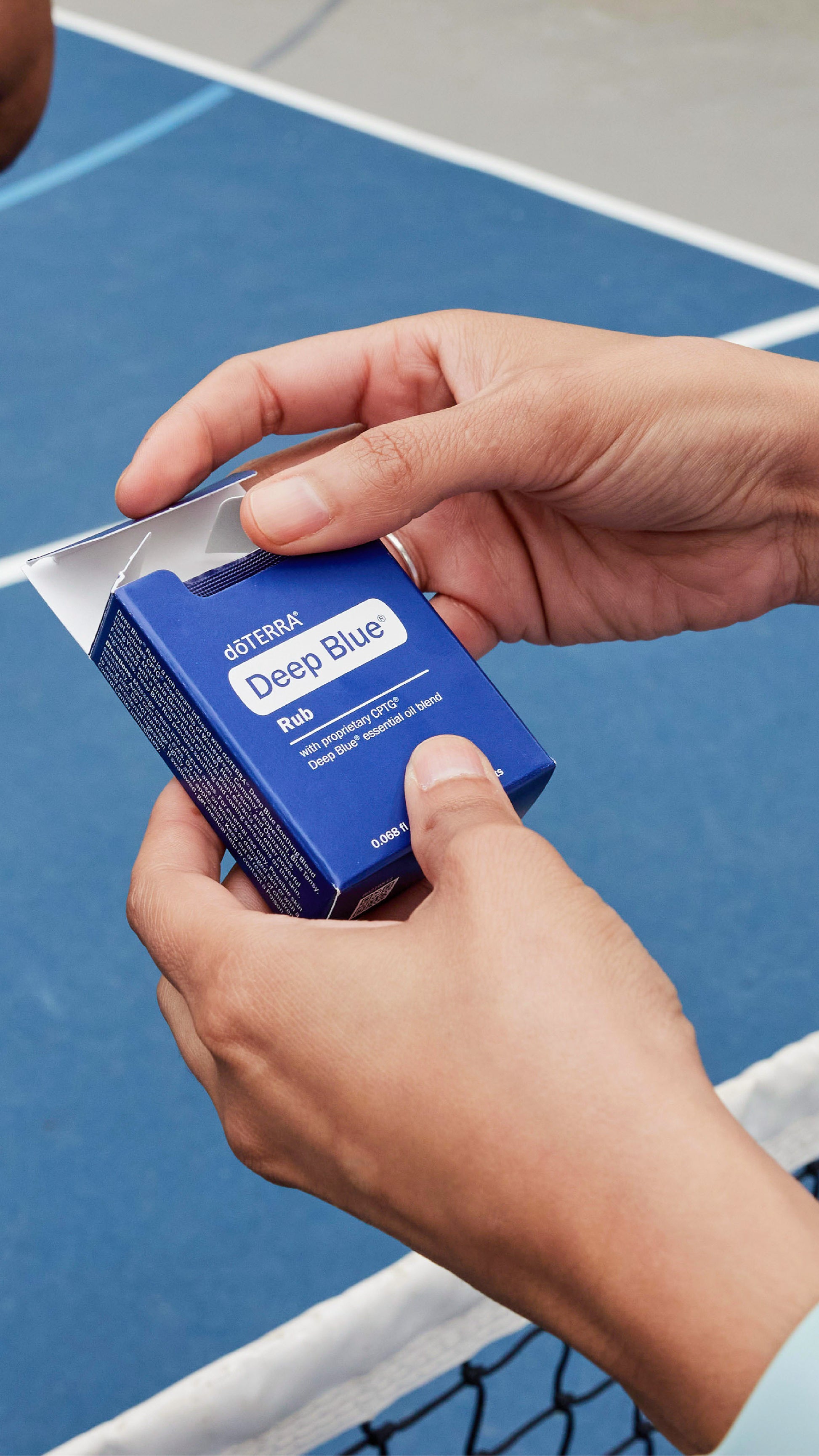 Doterra deep blue rub enyhito krem minta